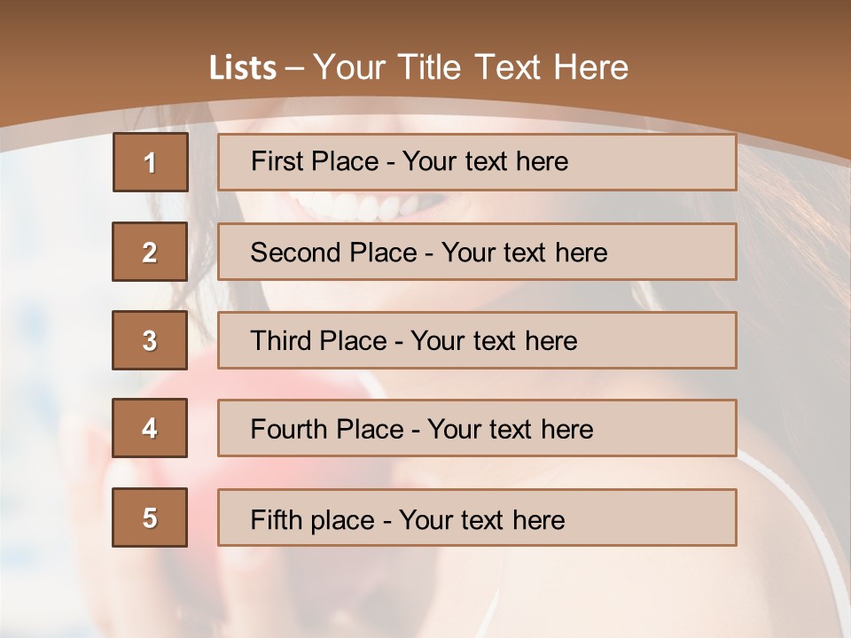 Healthy Individual People PowerPoint Template
