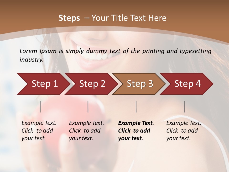 Healthy Individual People PowerPoint Template