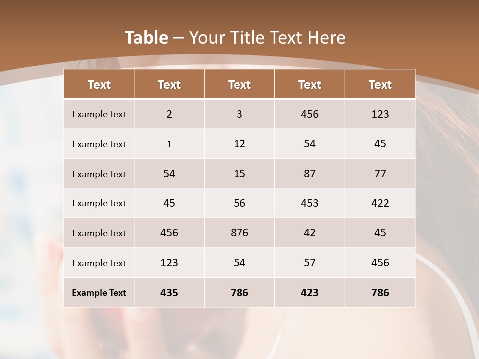 Healthy Individual People PowerPoint Template