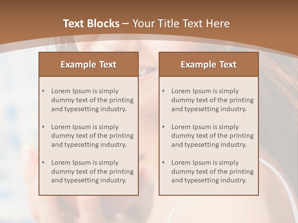 Healthy Individual People PowerPoint Template