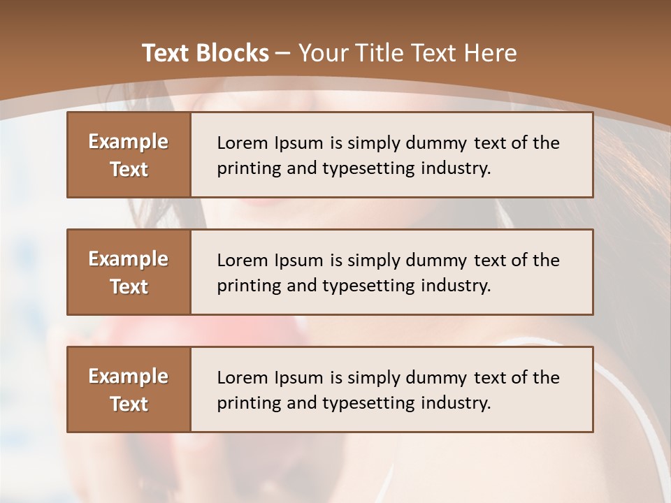Healthy Individual People PowerPoint Template