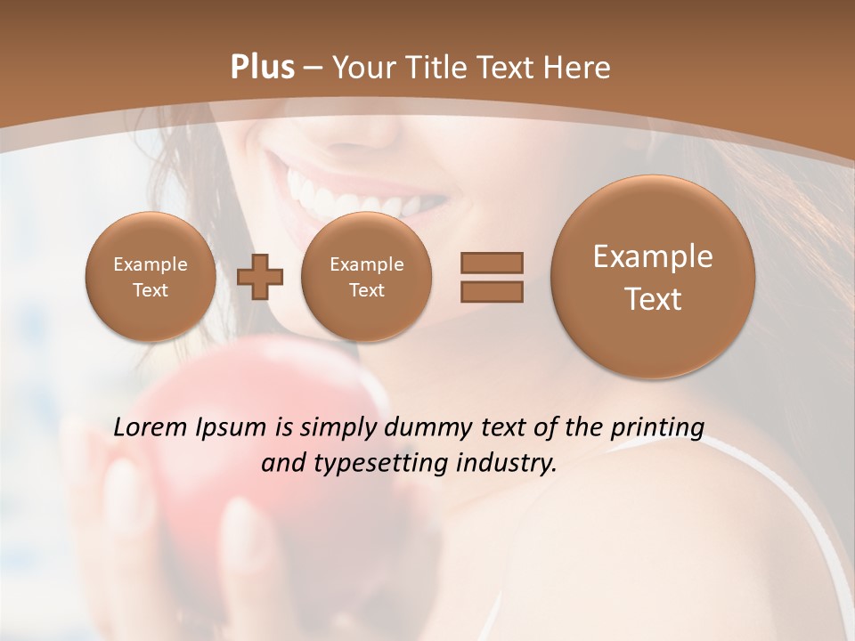 Healthy Individual People PowerPoint Template