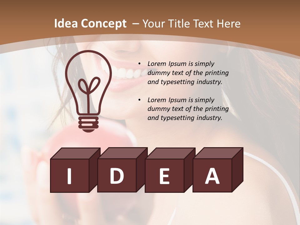 Healthy Individual People PowerPoint Template