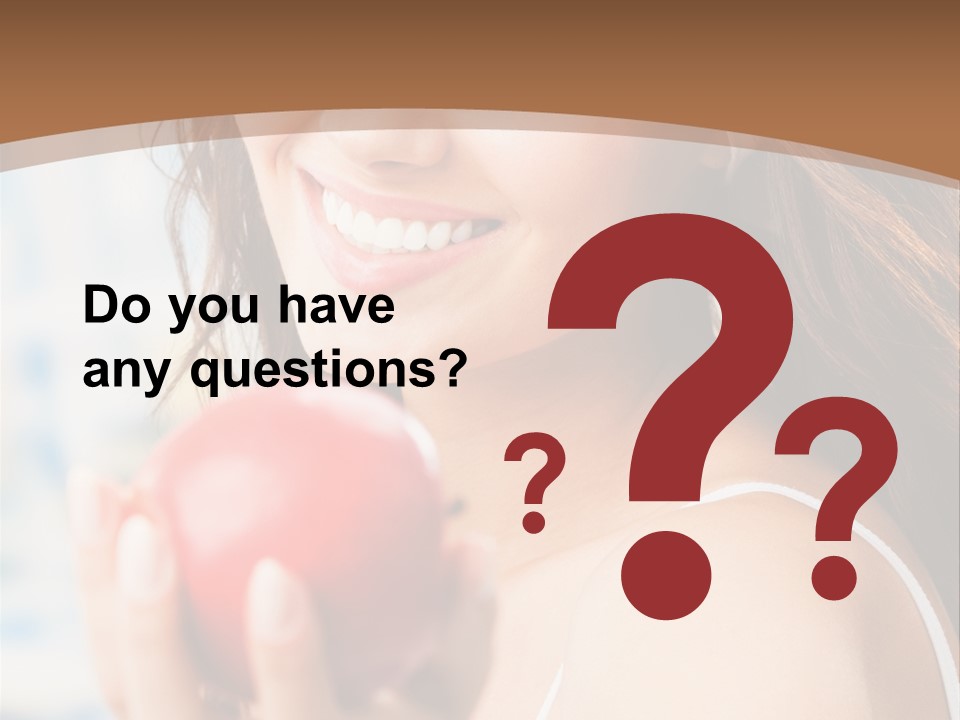 Healthy Individual People PowerPoint Template