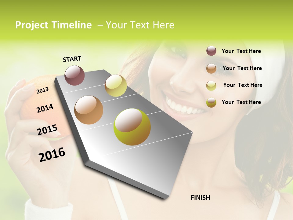 Outdoor Summer Gymnastics PowerPoint Template