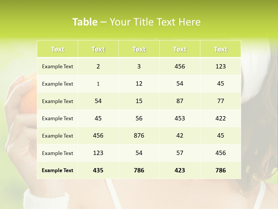 Outdoor Summer Gymnastics PowerPoint Template