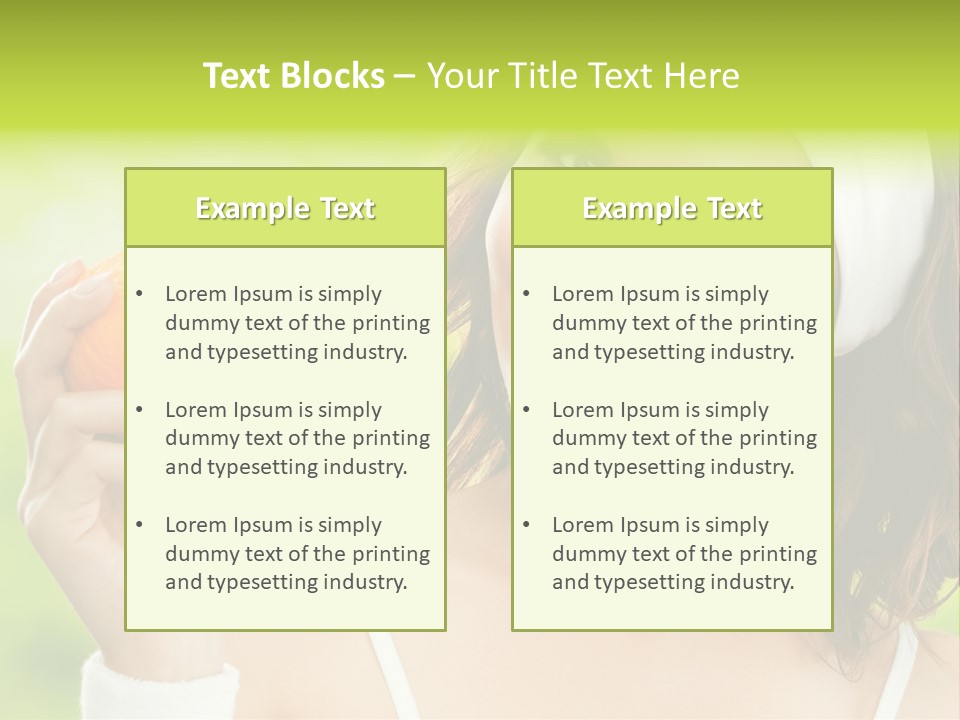 Outdoor Summer Gymnastics PowerPoint Template