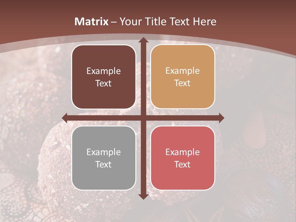 Snack Chocolate Spice PowerPoint Template