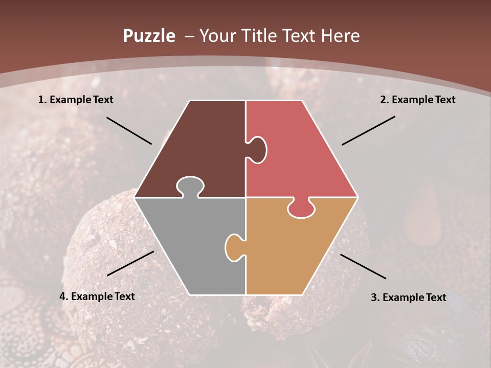 Snack Chocolate Spice PowerPoint Template
