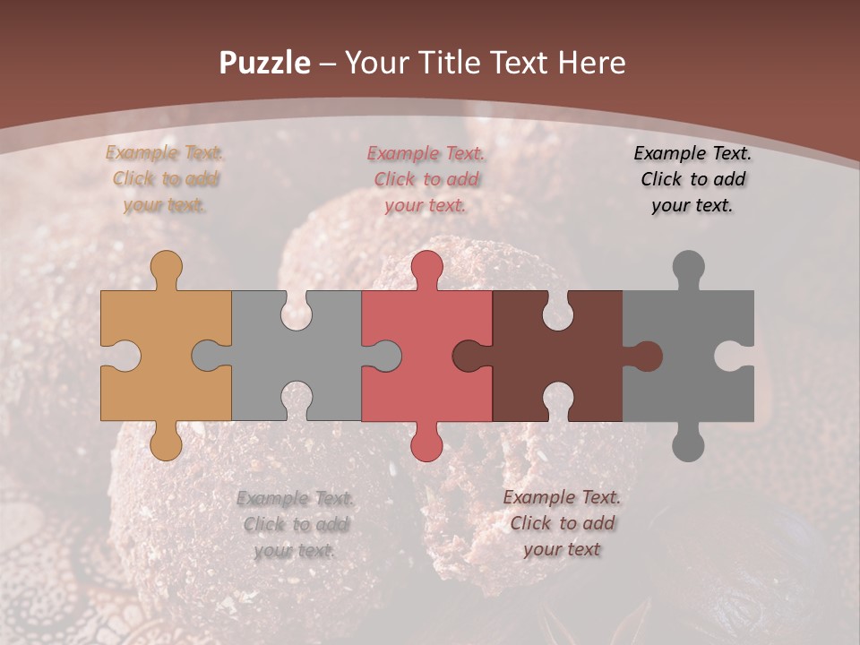 Snack Chocolate Spice PowerPoint Template
