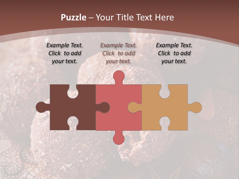 Snack Chocolate Spice PowerPoint Template