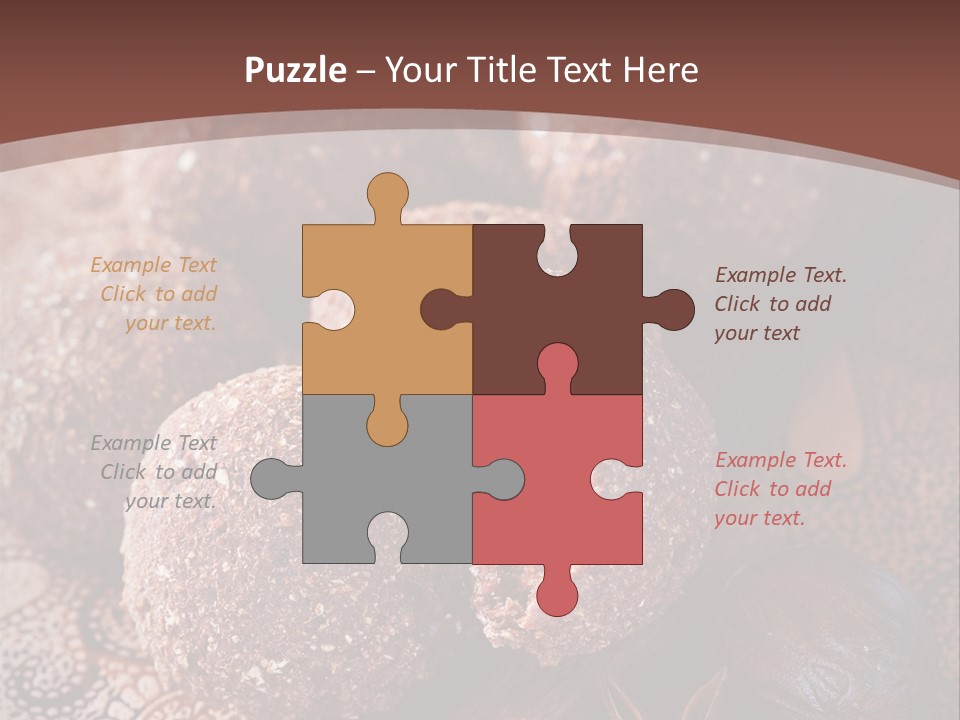 Snack Chocolate Spice PowerPoint Template
