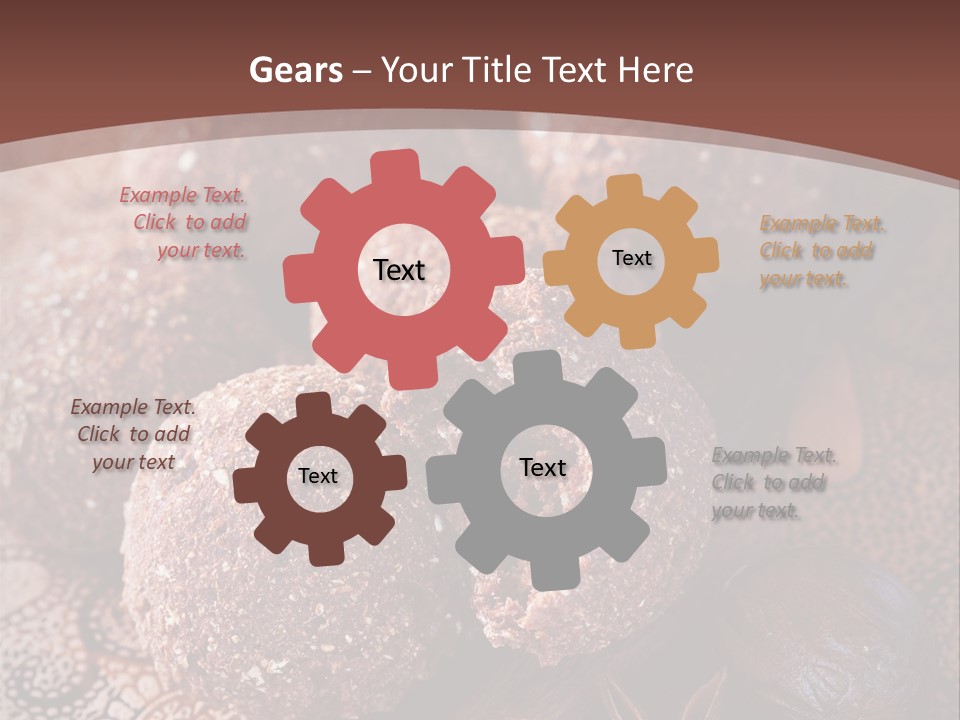 Snack Chocolate Spice PowerPoint Template