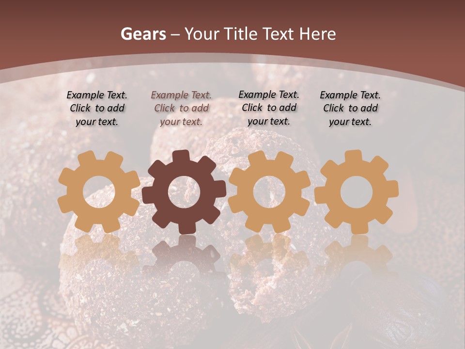 Snack Chocolate Spice PowerPoint Template