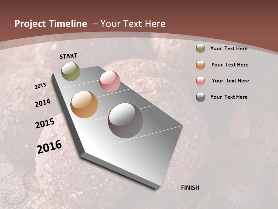 Snack Chocolate Spice PowerPoint Template