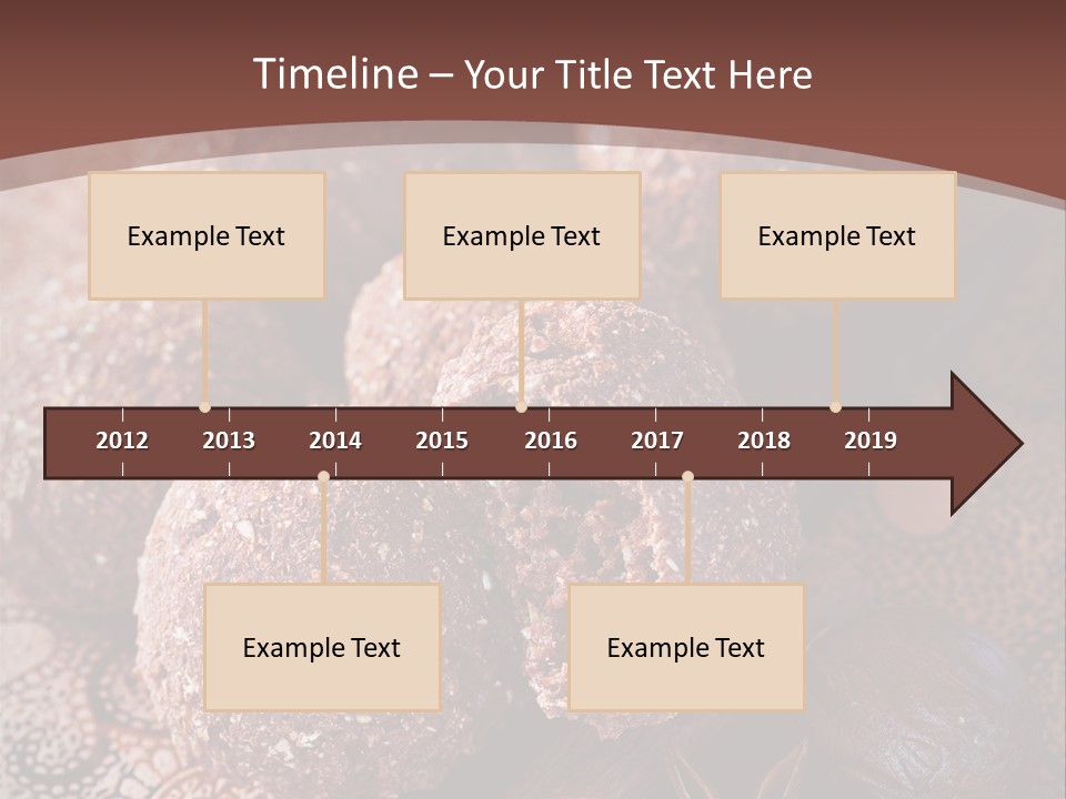 Snack Chocolate Spice PowerPoint Template