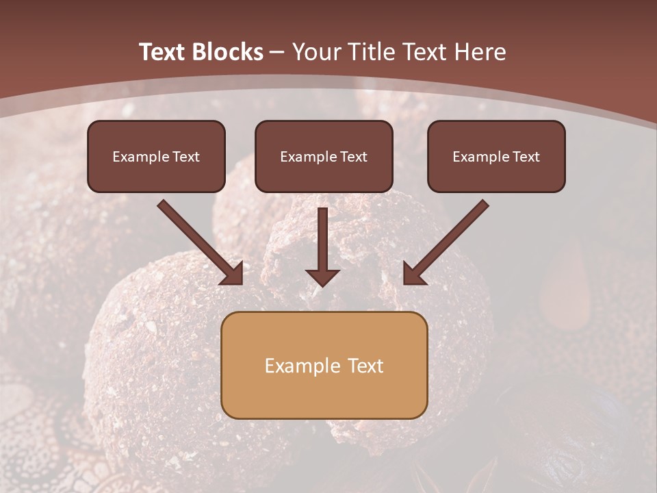 Snack Chocolate Spice PowerPoint Template