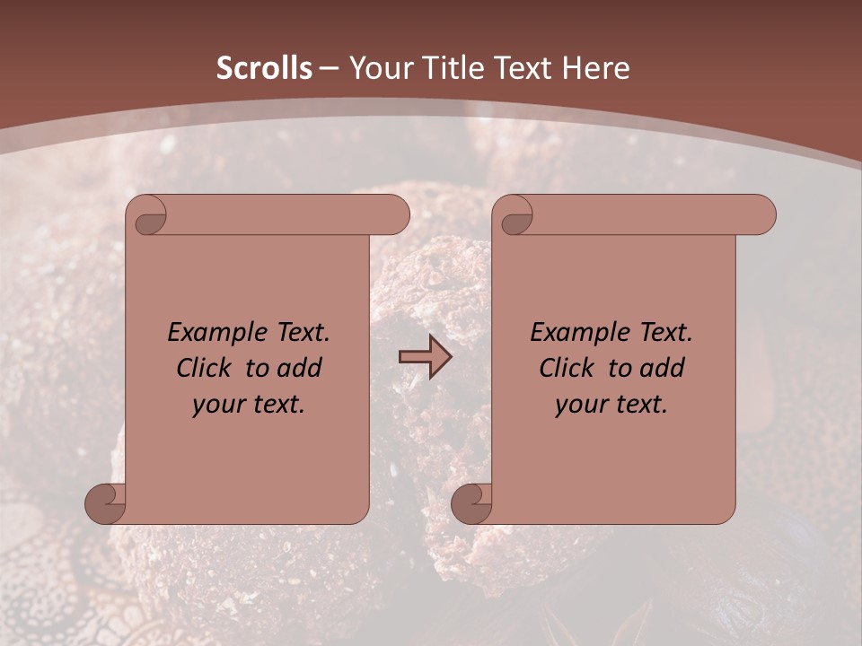 Snack Chocolate Spice PowerPoint Template