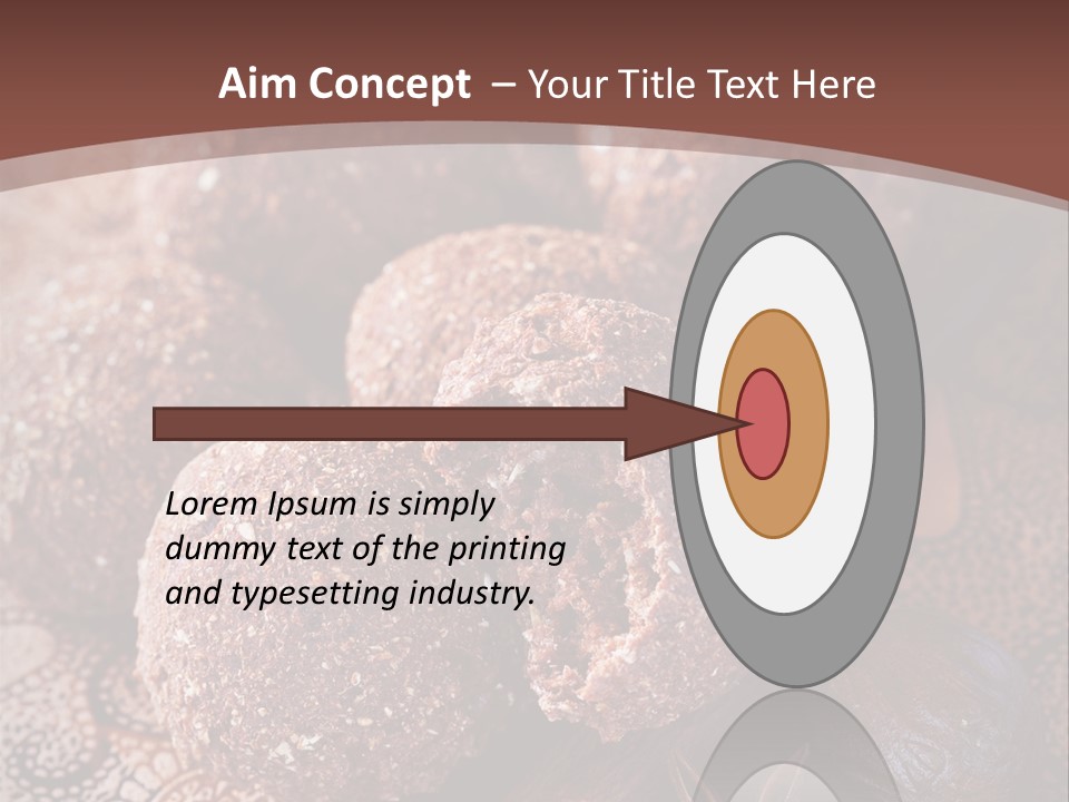 Snack Chocolate Spice PowerPoint Template