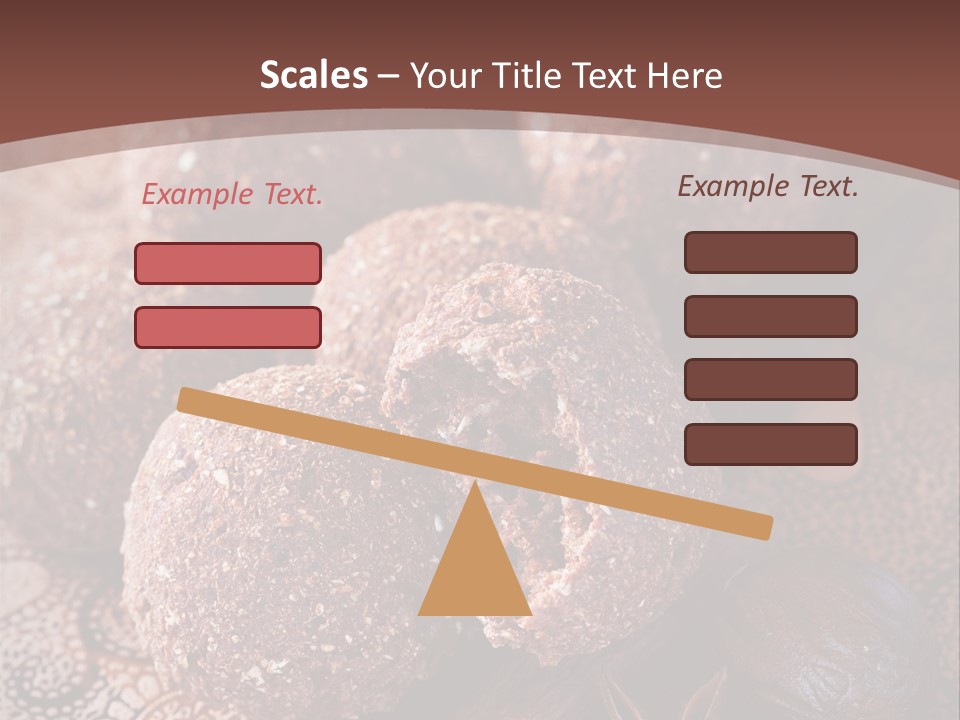 Snack Chocolate Spice PowerPoint Template