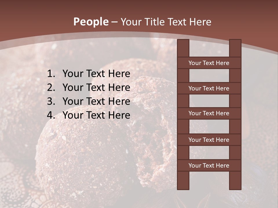 Snack Chocolate Spice PowerPoint Template