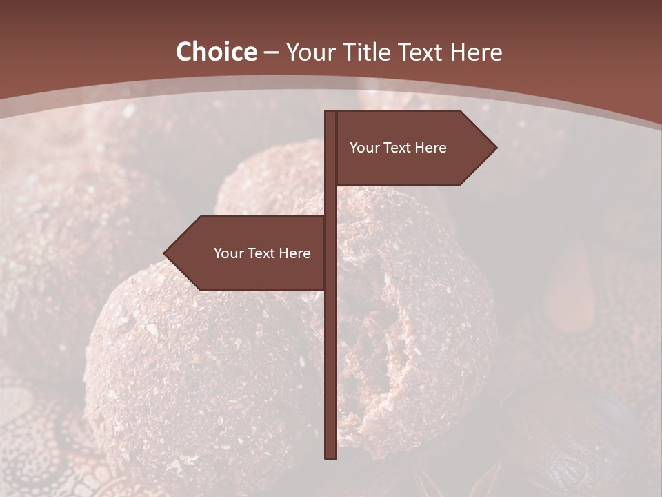 Snack Chocolate Spice PowerPoint Template
