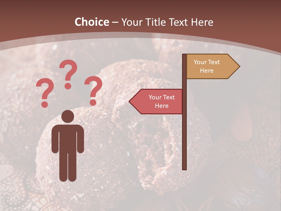 Snack Chocolate Spice PowerPoint Template