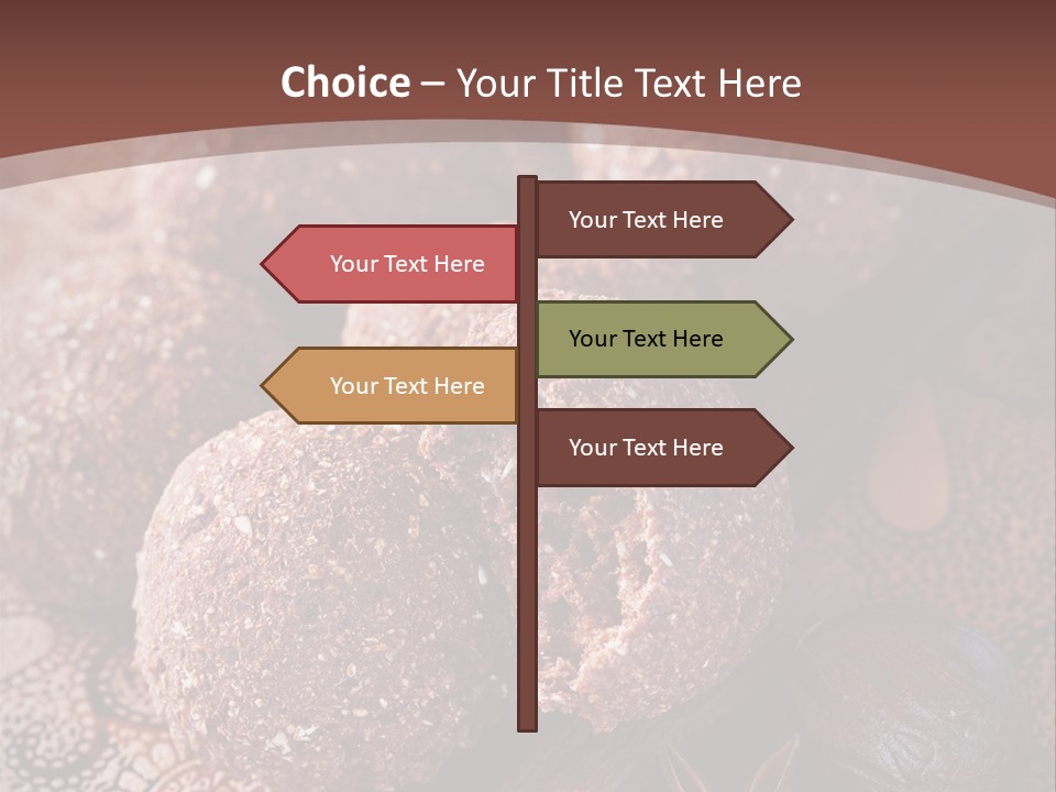 Snack Chocolate Spice PowerPoint Template
