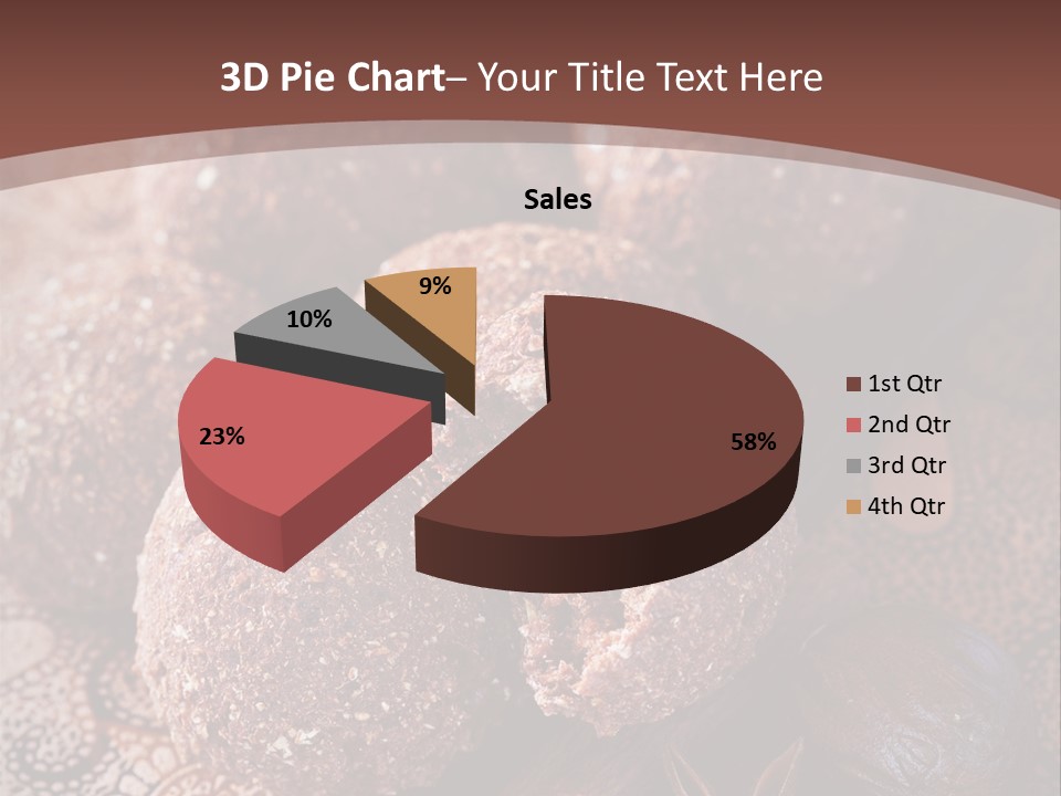 Snack Chocolate Spice PowerPoint Template