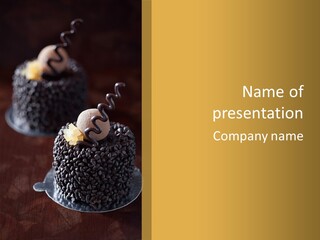 Pastry Food Chocolate PowerPoint Template