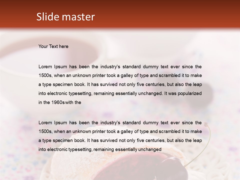 Teapot Sugar Pie PowerPoint Template