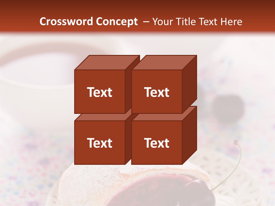 Teapot Sugar Pie PowerPoint Template