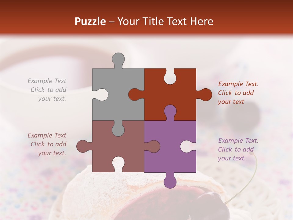 Teapot Sugar Pie PowerPoint Template