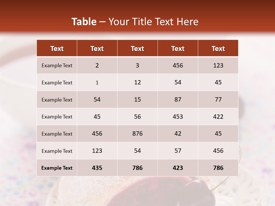 Teapot Sugar Pie PowerPoint Template