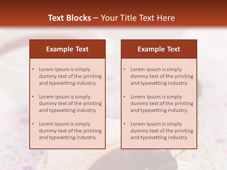 Teapot Sugar Pie PowerPoint Template