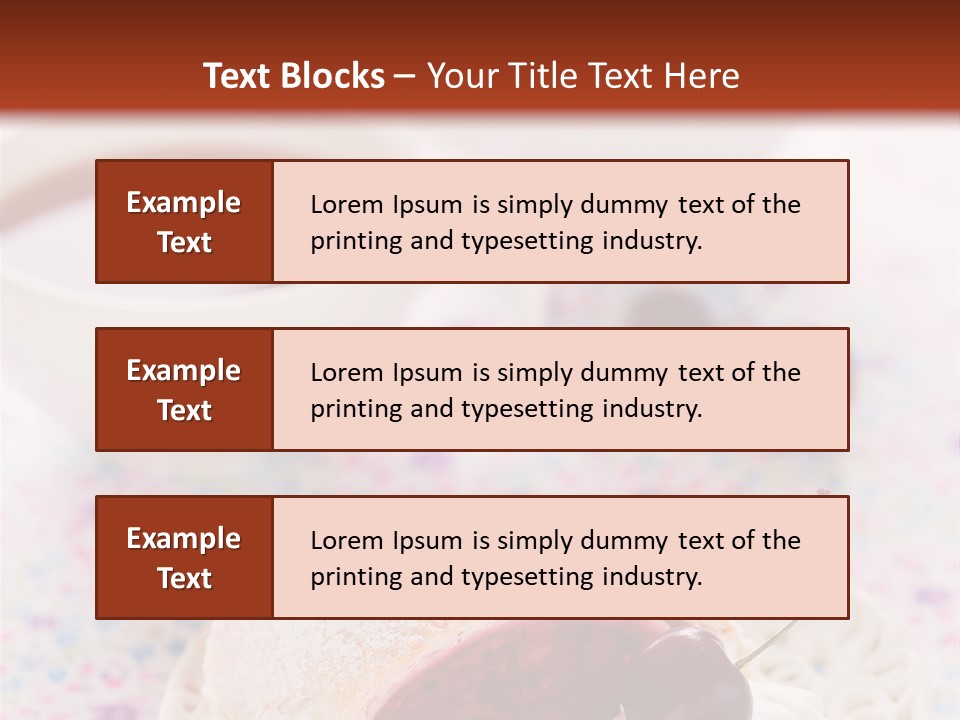 Teapot Sugar Pie PowerPoint Template