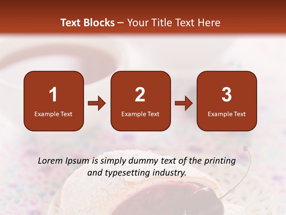 Teapot Sugar Pie PowerPoint Template