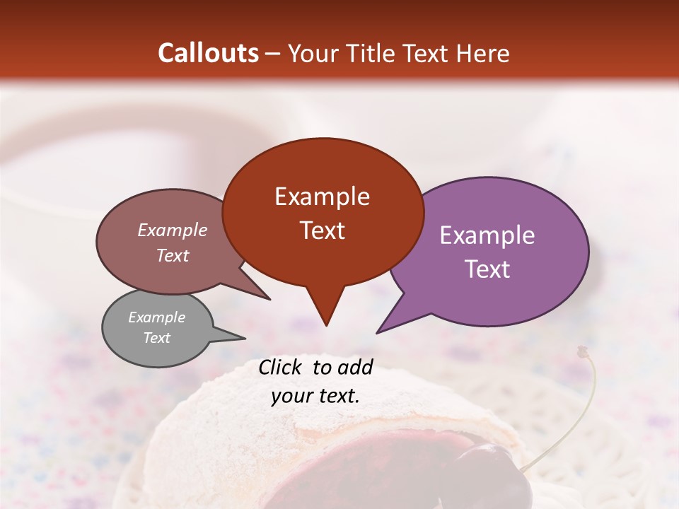 Teapot Sugar Pie PowerPoint Template