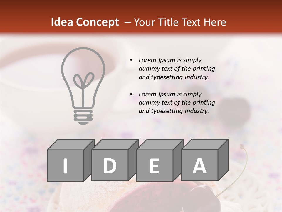 Teapot Sugar Pie PowerPoint Template