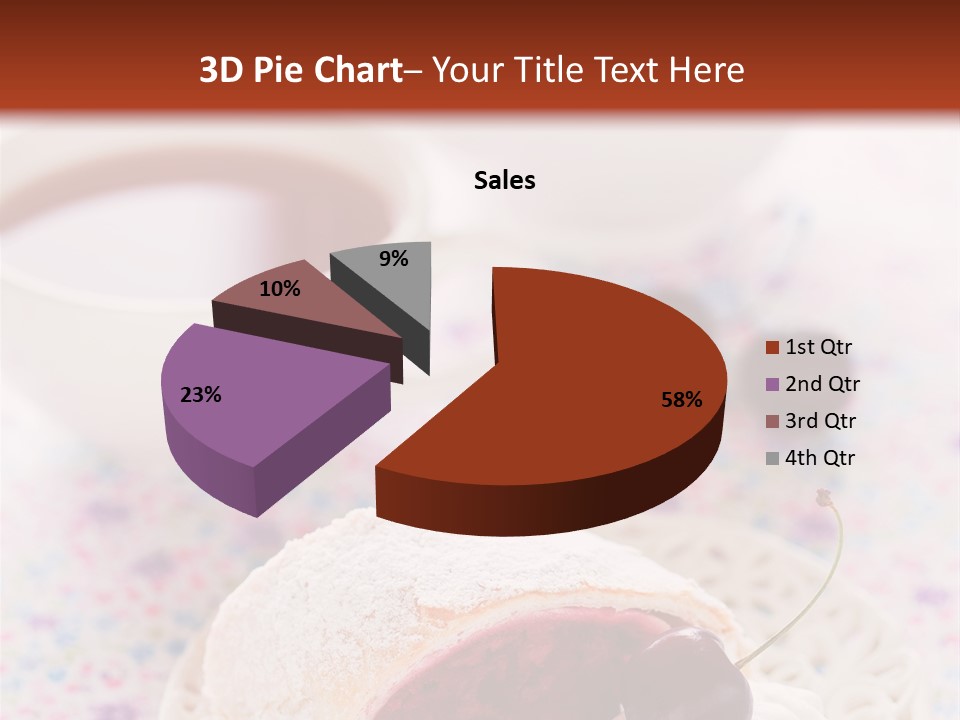 Teapot Sugar Pie PowerPoint Template