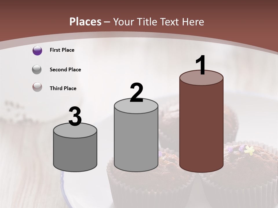 Cupcake Creamer Paper PowerPoint Template