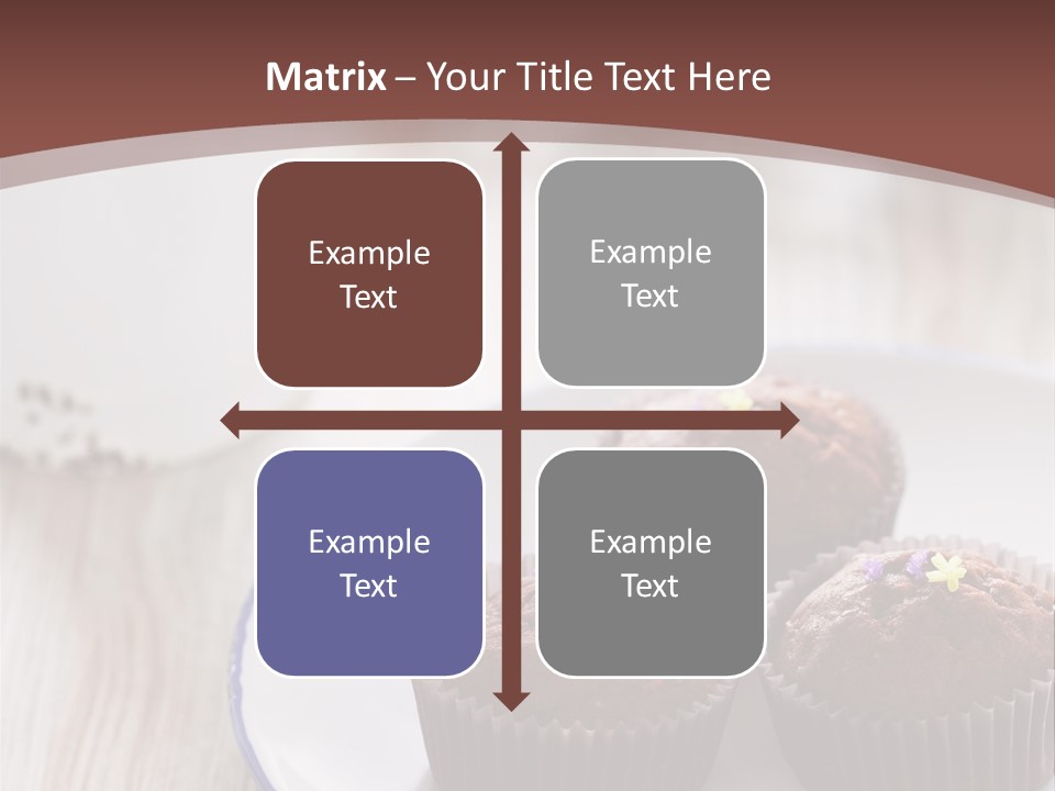 Cupcake Creamer Paper PowerPoint Template