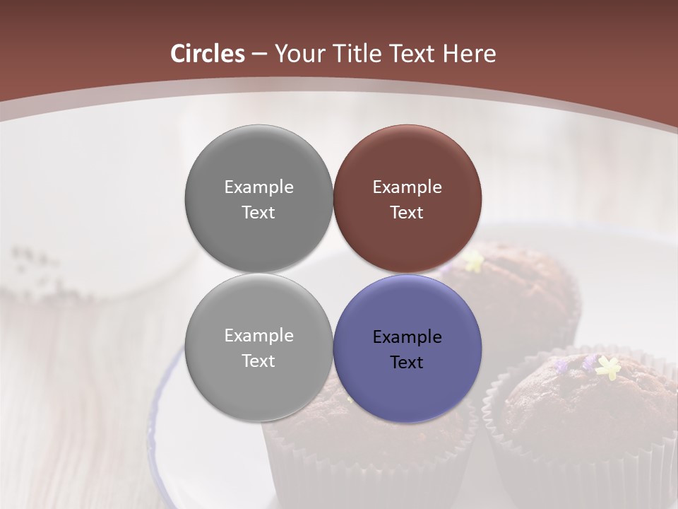 Cupcake Creamer Paper PowerPoint Template