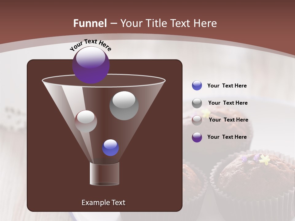 Cupcake Creamer Paper PowerPoint Template