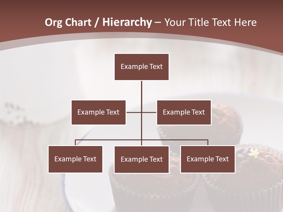 Cupcake Creamer Paper PowerPoint Template