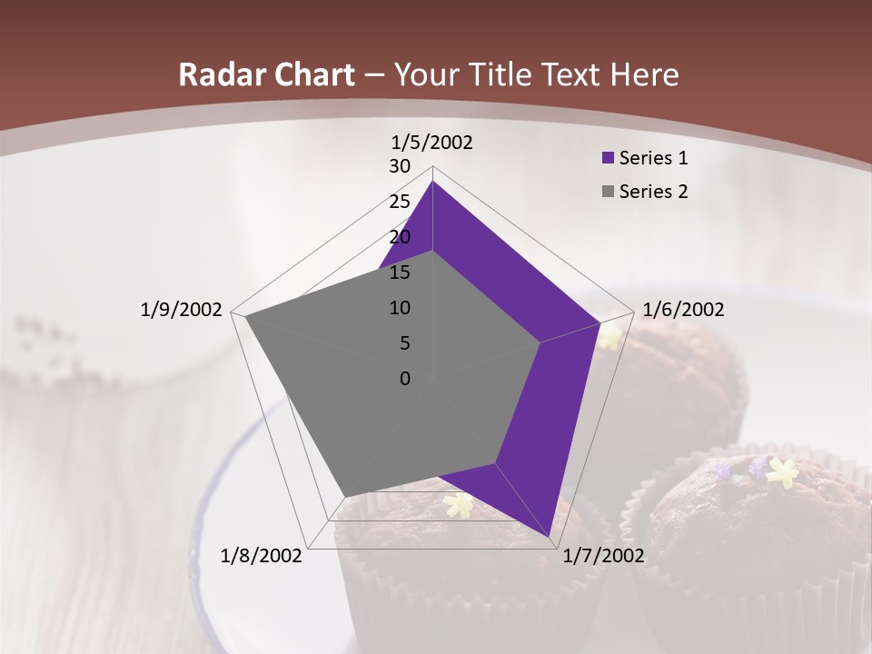 Cupcake Creamer Paper PowerPoint Template