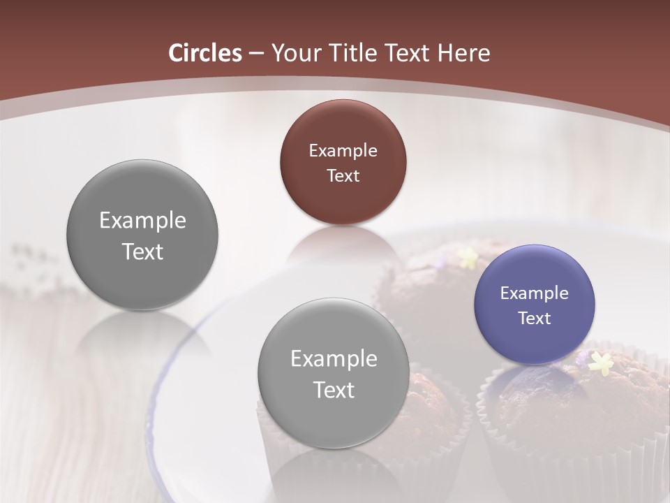 Cupcake Creamer Paper PowerPoint Template