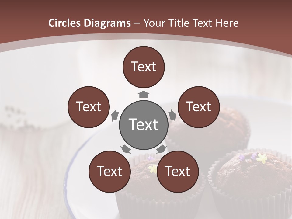 Cupcake Creamer Paper PowerPoint Template