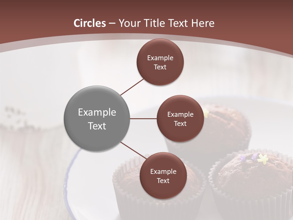 Cupcake Creamer Paper PowerPoint Template