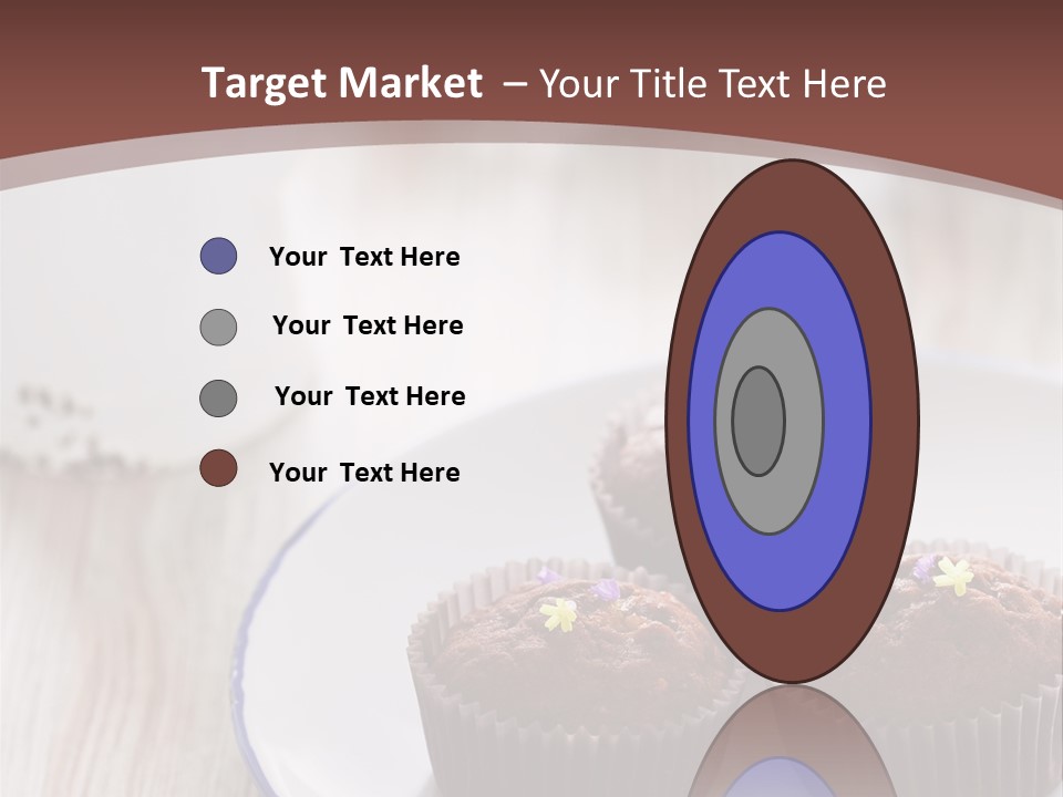 Cupcake Creamer Paper PowerPoint Template